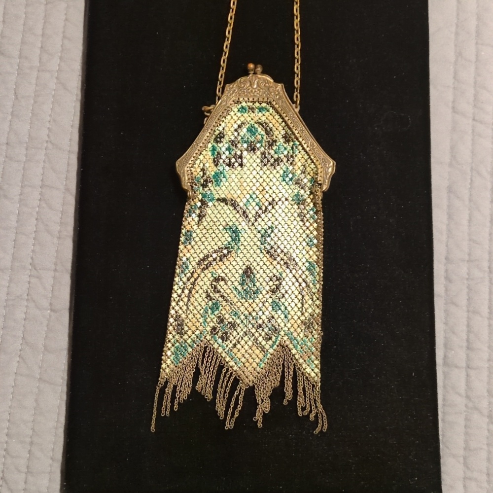 Vintage Chainmail Evening Bag/Purse with Chain Handle